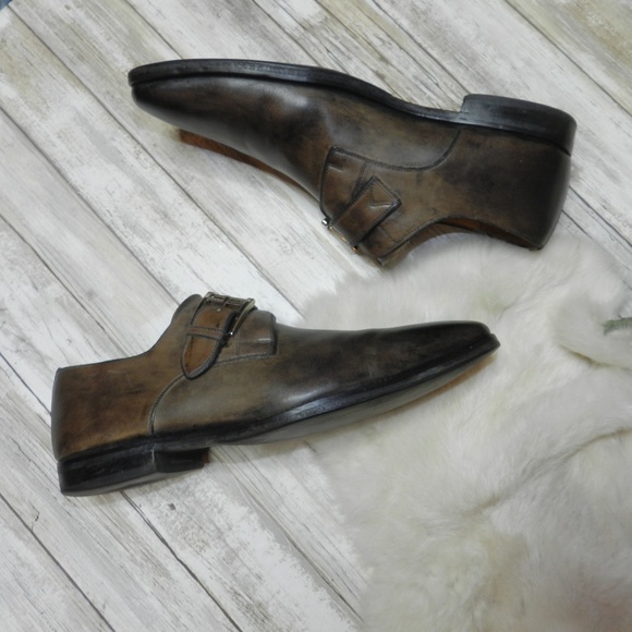 Magnanni Cuero Single Strap Monk leather loafers - Picture 5 of 8